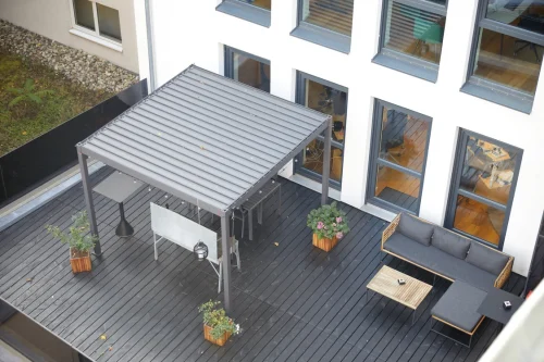 Terrasse von oben